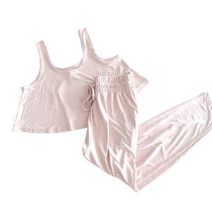 Fabletics Blaine Harem Pants & Sleek Knit Cropped Swing Tank Women's S NWT